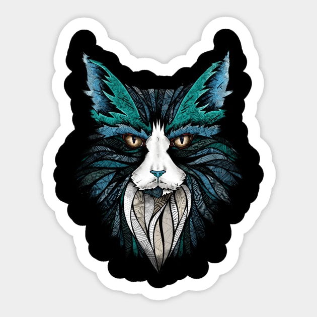 Cat Sticker by AndreasPreis